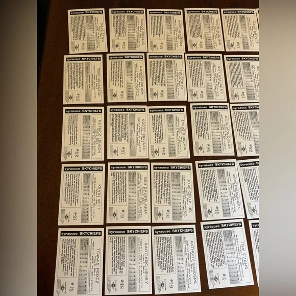 31 Cards From Syracuse Sky Chiefs 1990s  Baseball Cards - Picture 12 of 16